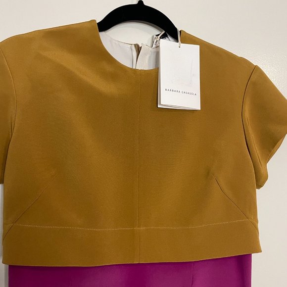 Barbara Casasola Three Tone Multi Level Dress - Picture 4 of 12